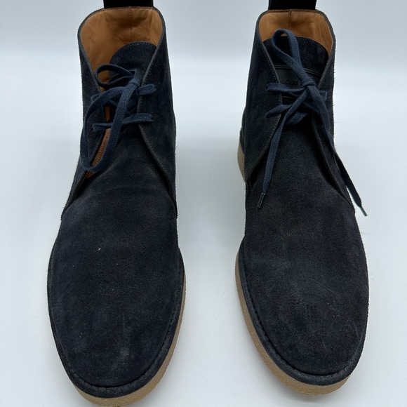 Louis Vuitton Men’s Chelsea Boot Navy Blue Suede Size 10 LV 11 US 100% Authentic - Picture 9 of 9